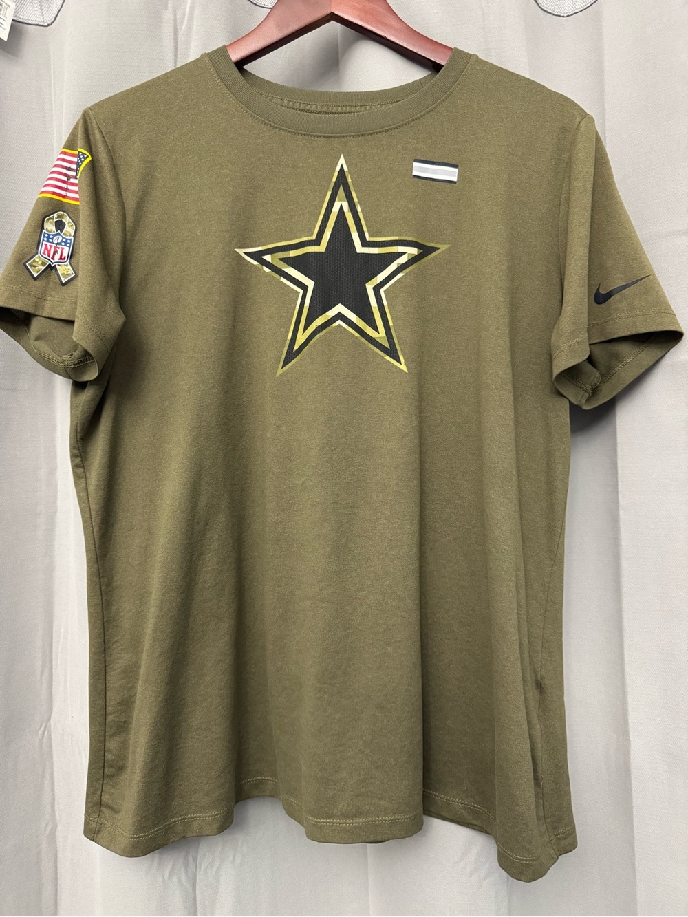 Nike Men’s Olive Green Dallas Cowboys Star Logo T-Shirt - size XL